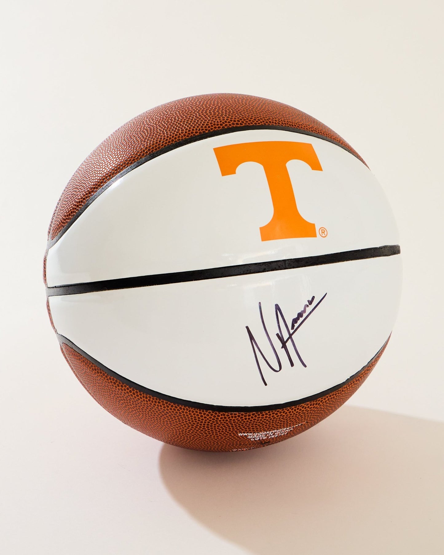 Nate Ament Autographed Basketball - The Volunteer Club