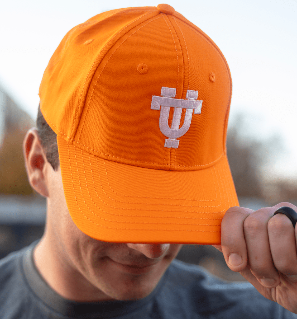 Orange Interlocking UT Hat - The Volunteer Club
