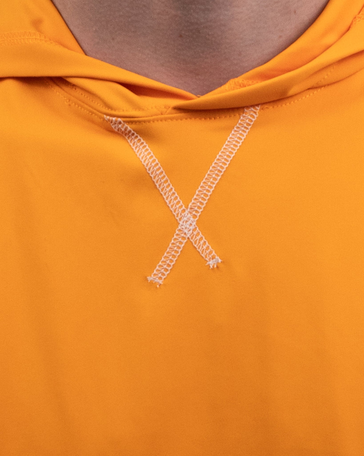 Orange with White Stitch Golf Hoodie - The Volunteer Club