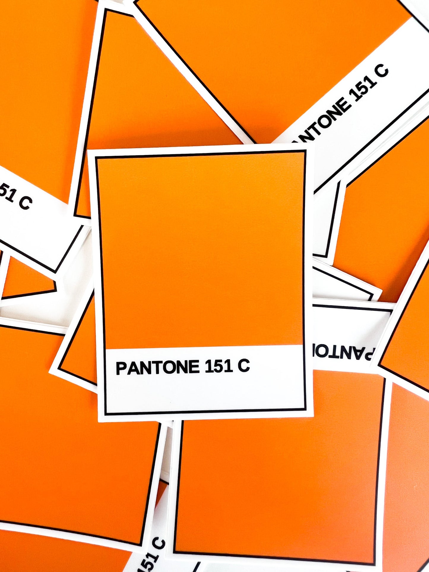 Pantone 151C Sticker - The Volunteer Club