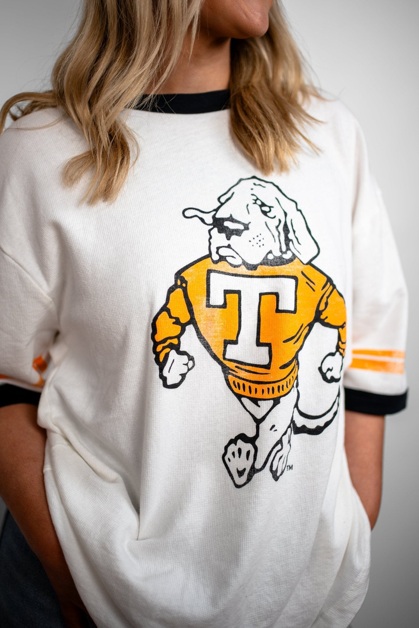 Ragabond Vintage Smokey Ringer Tee - The Volunteer Club