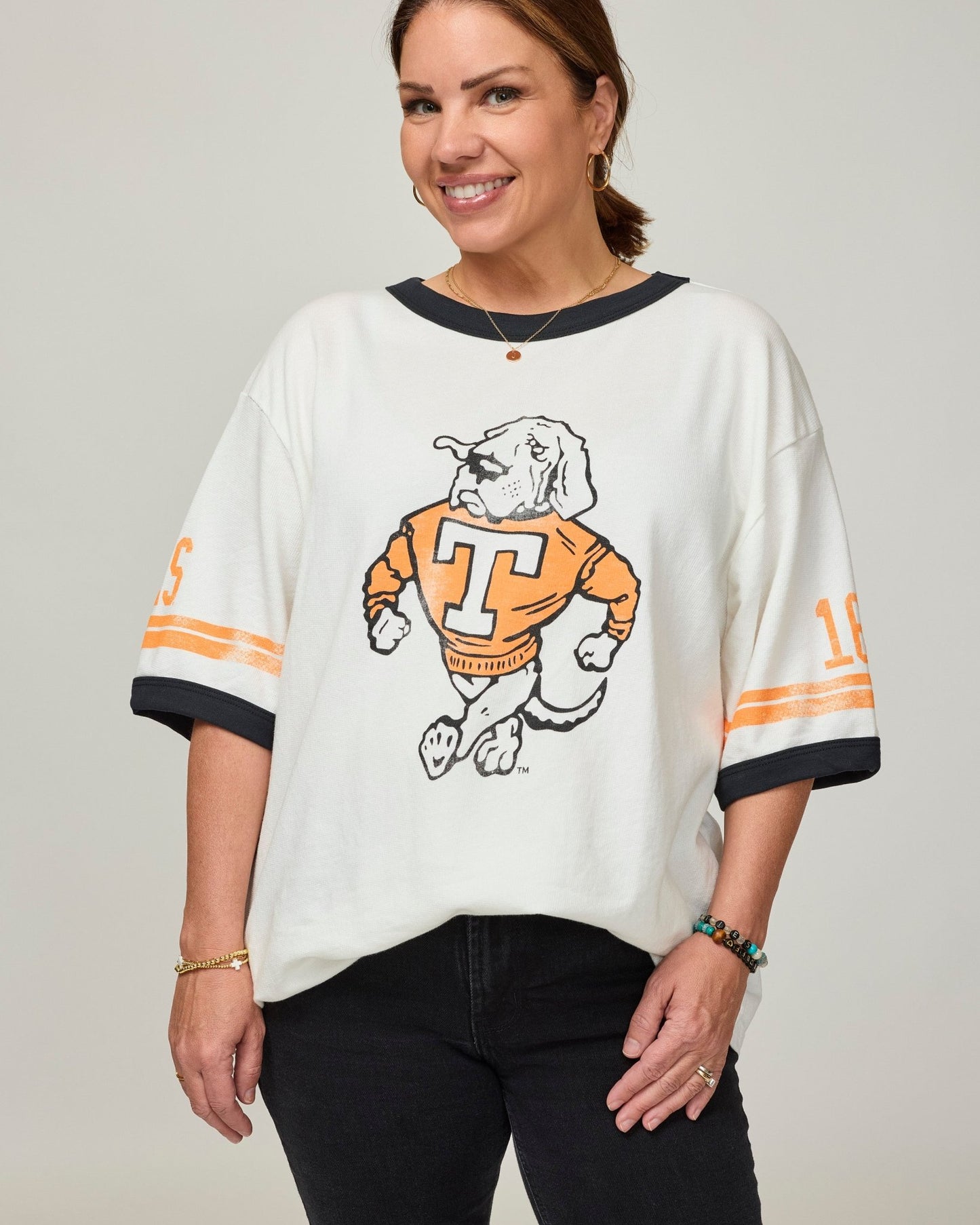 Ragabond Vintage Smokey Ringer Tee - The Volunteer Club