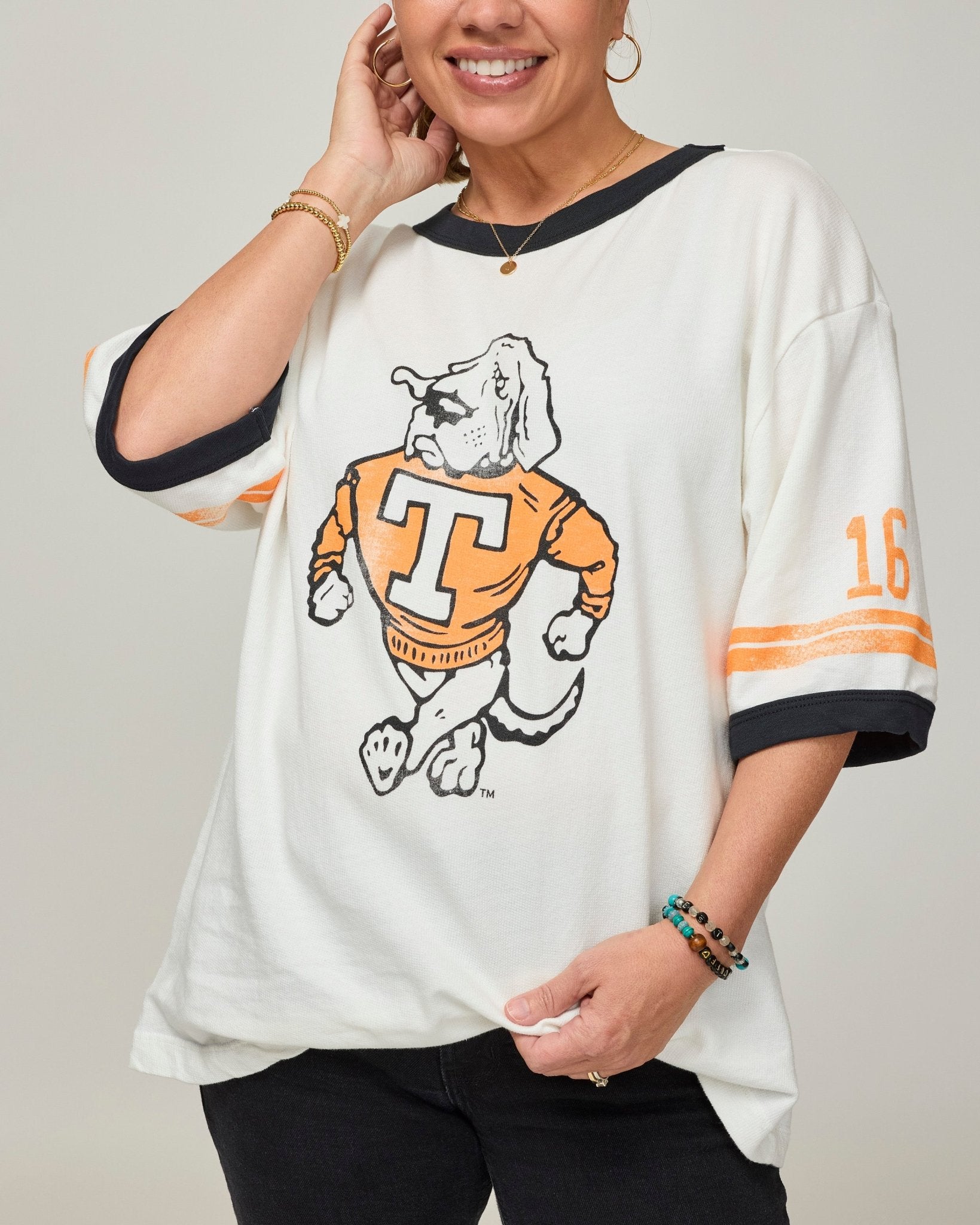 Ragabond Vintage Smokey Ringer Tee - The Volunteer Club