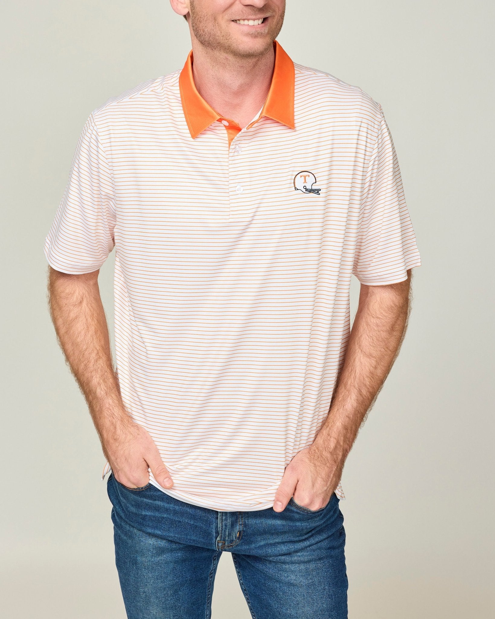 Retro Helmet Polo - The Volunteer Club