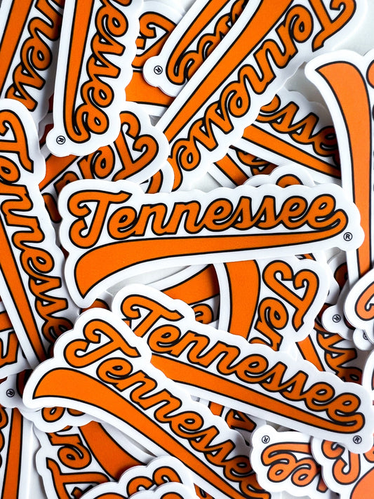 Tennessee Script Sticker - The Volunteer Club