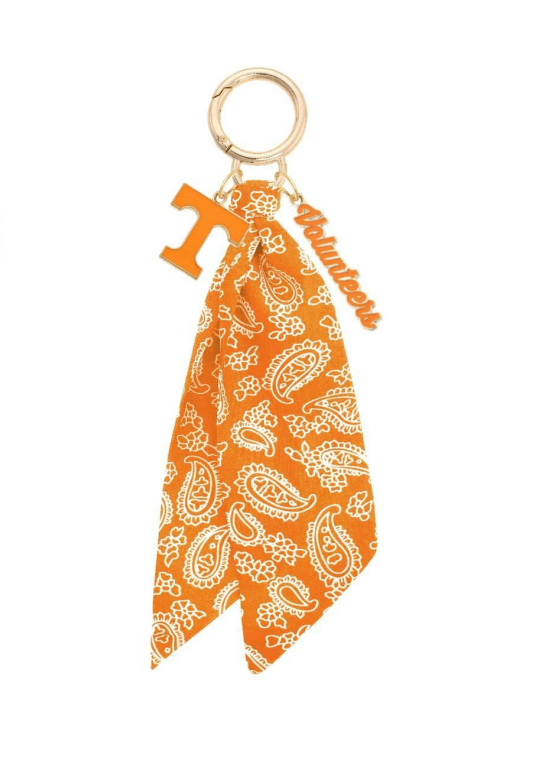 Tennessee Vols Logo Bandana Bag Charm - The Volunteer Club
