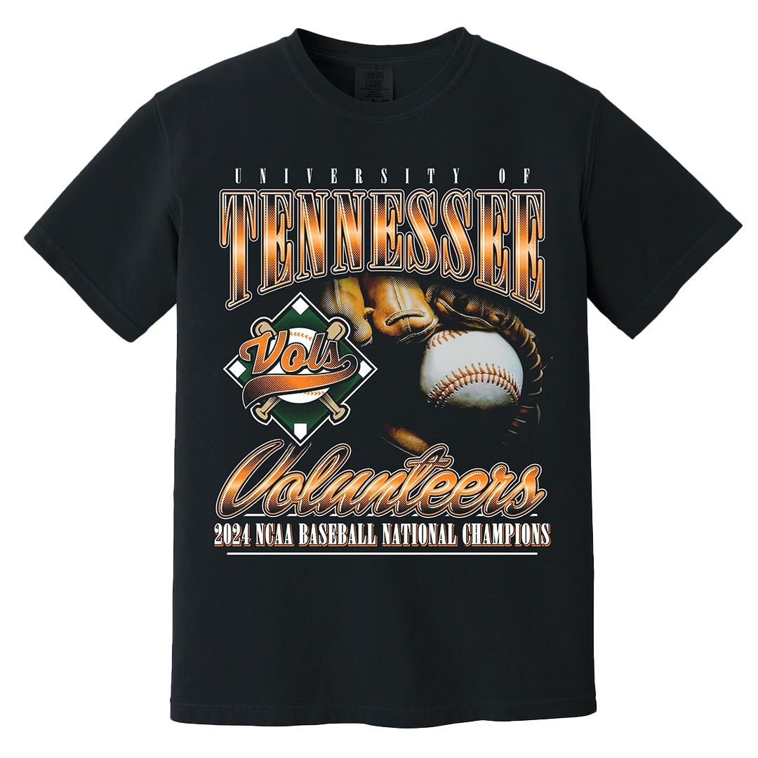 Tennessee Volunteers NCAA Baseball National Champions Graphic Tee - The Volunteer Club