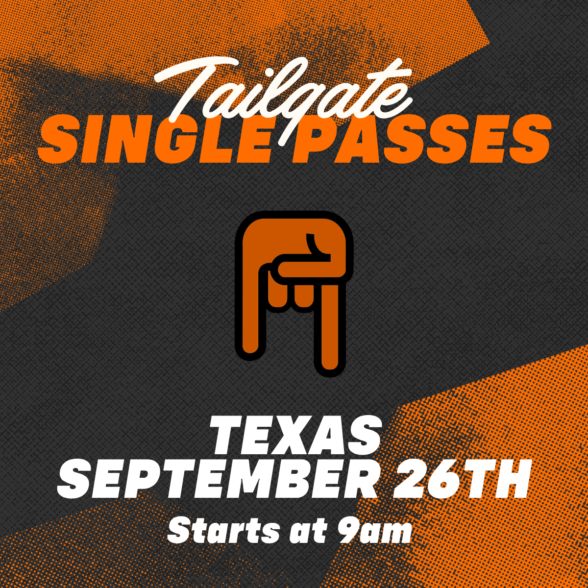 Texas Game Tailgate Pass - The Volunteer Club