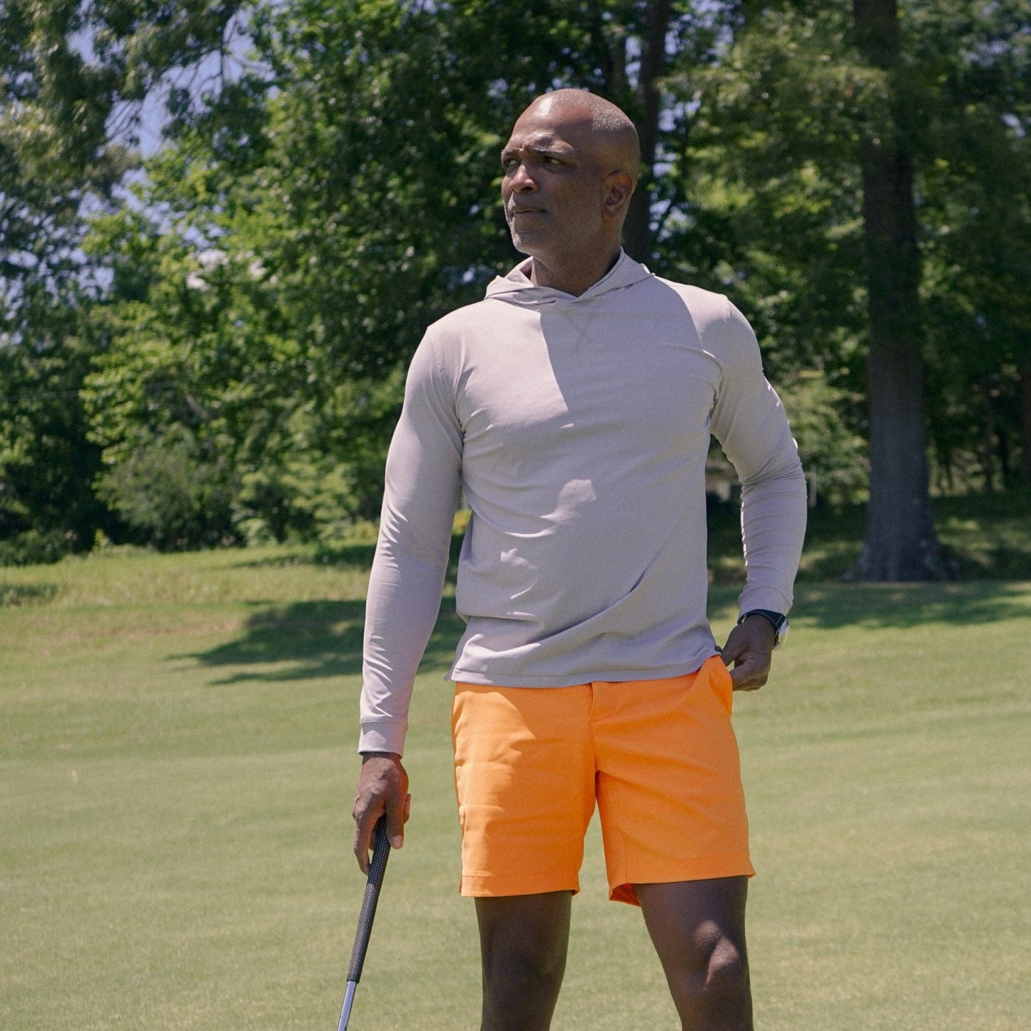 The Gray Golf Hoodie - The Volunteer Club