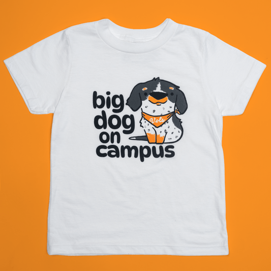 Toddler Big Dog on Campus tee - The Volunteer Club