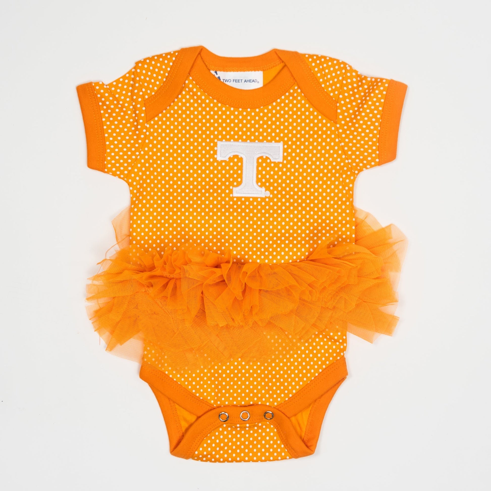 Toddler Orange TuTu Creeper - The Volunteer Club
