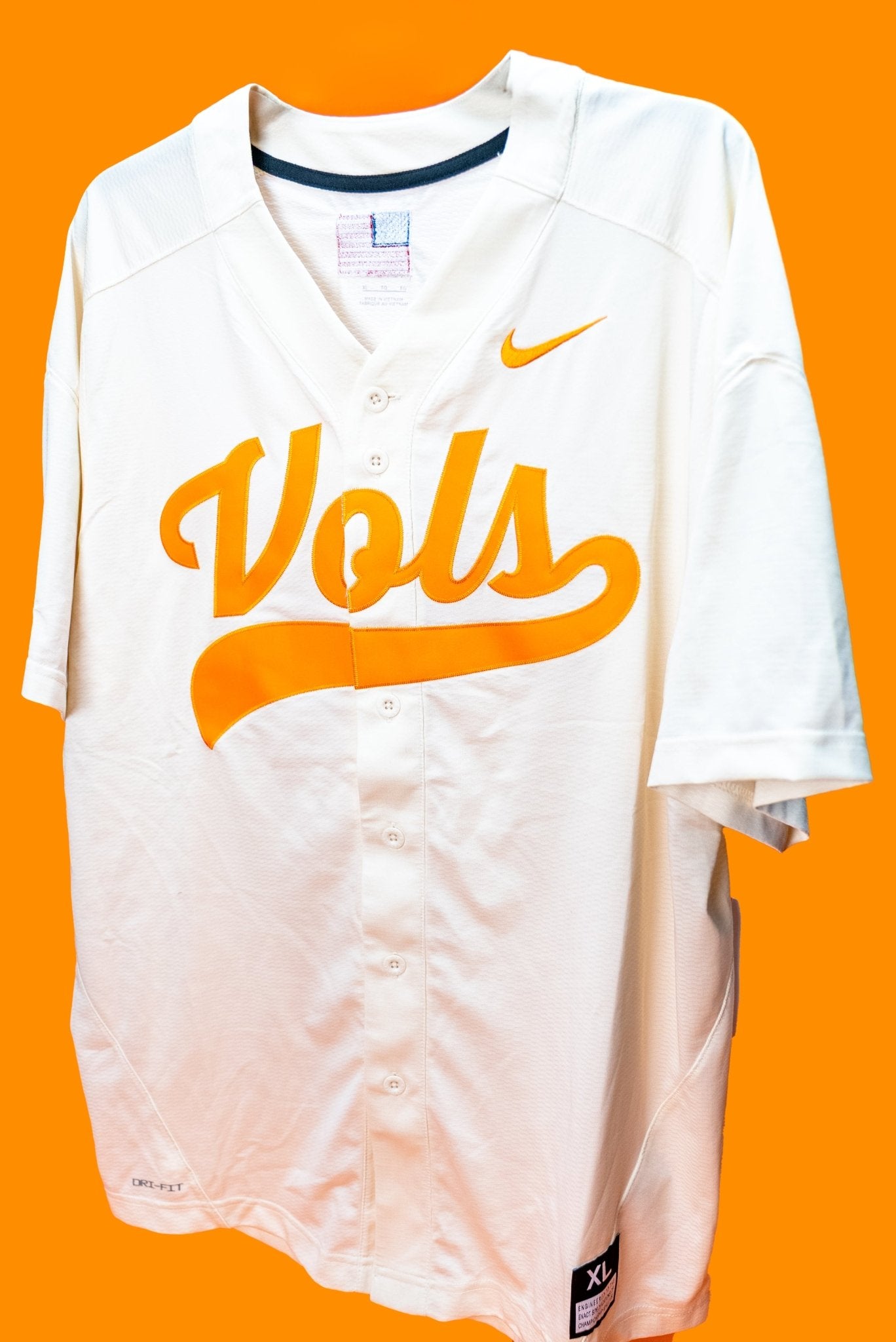 Tony Vitello Autographed Baseball Jersey - The Volunteer Club