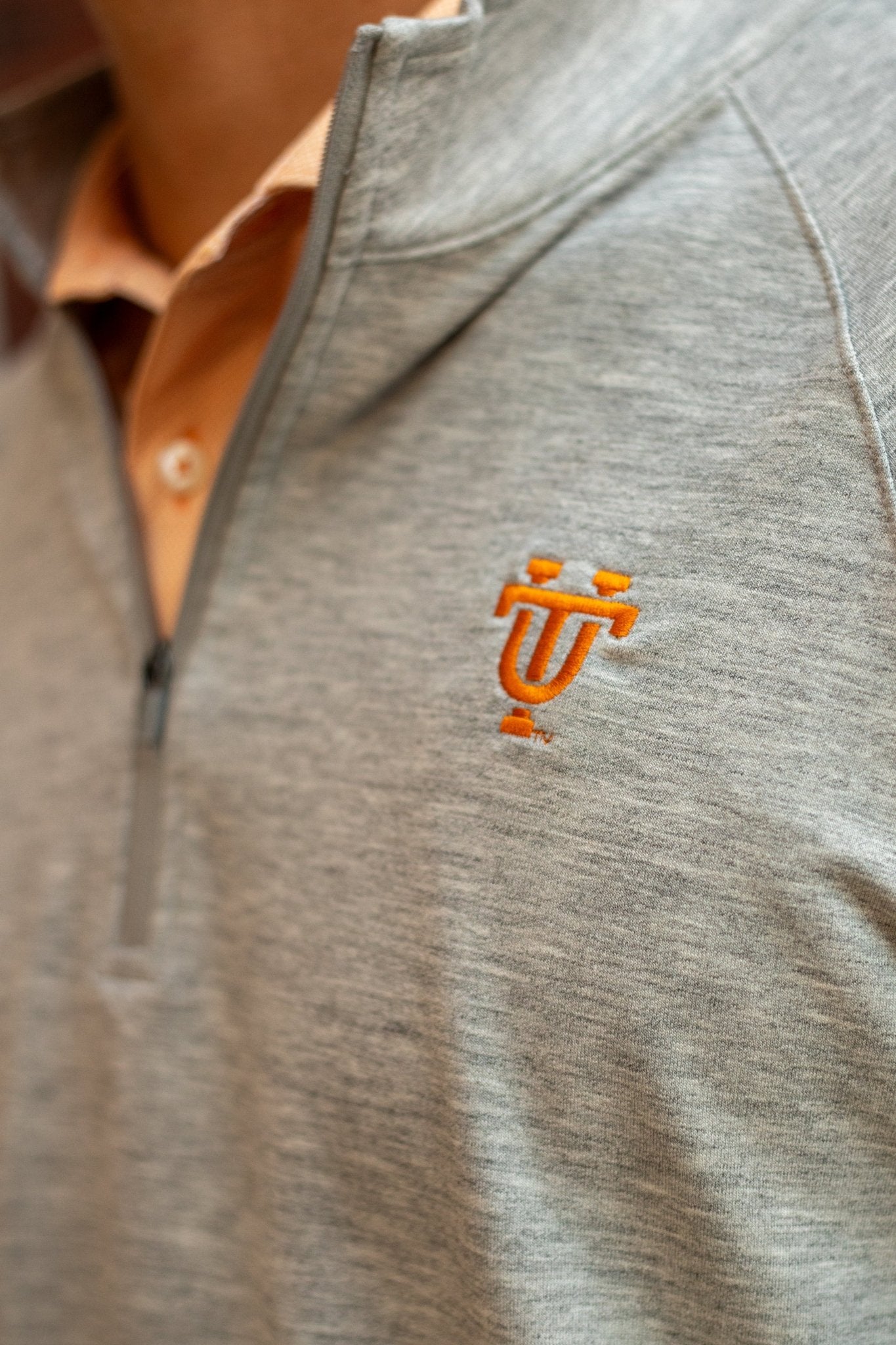 Turtleson Interlocking UT Quarter Zip - The Volunteer Club