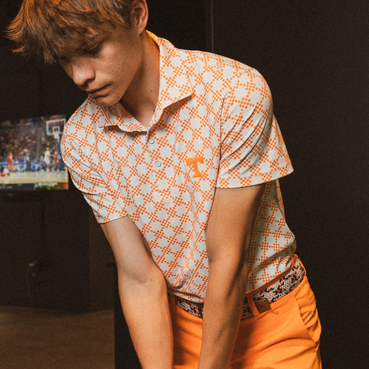 UT Checkerboard Golf Polo
