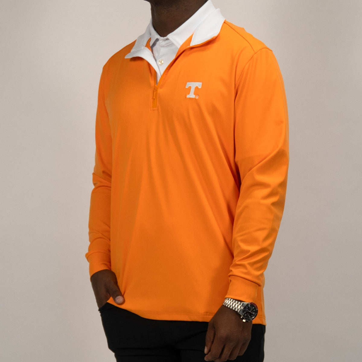 UT Orange Quarter Zip - The Volunteer Club