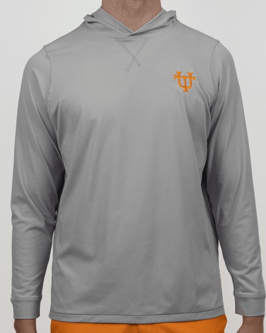 Vintage Tennessee Gray Golf Hoodie - The Volunteer Club