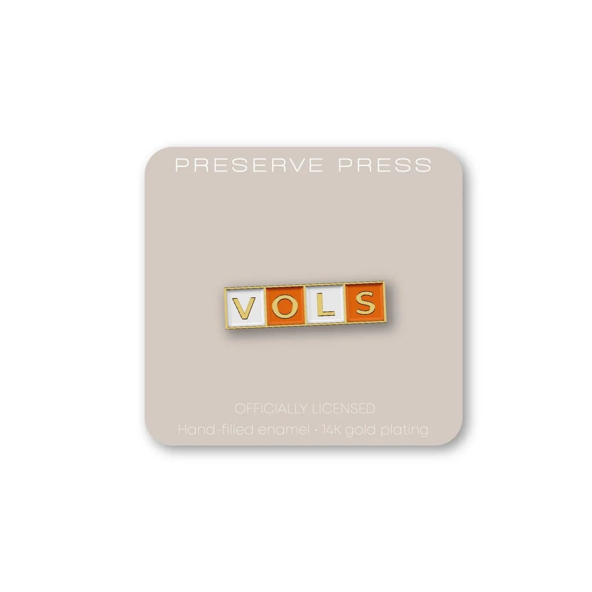 VOLS Enamel Lapel Pin - The Volunteer Club