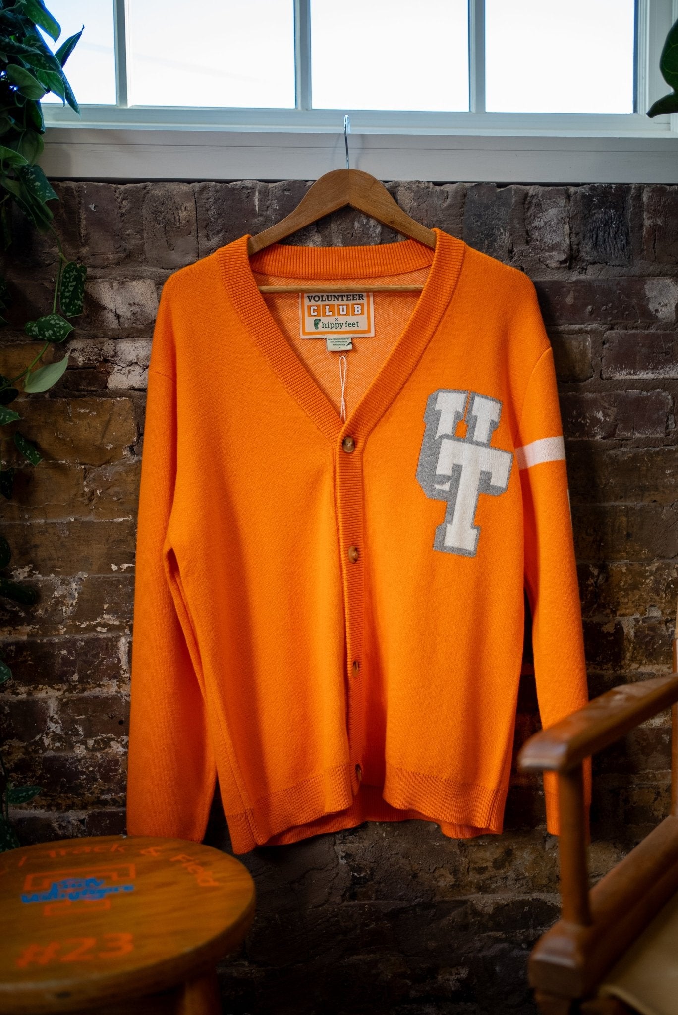 Volunteer Club x Hippy Feet Vintage UT Button Down Cardigan - The Volunteer Club