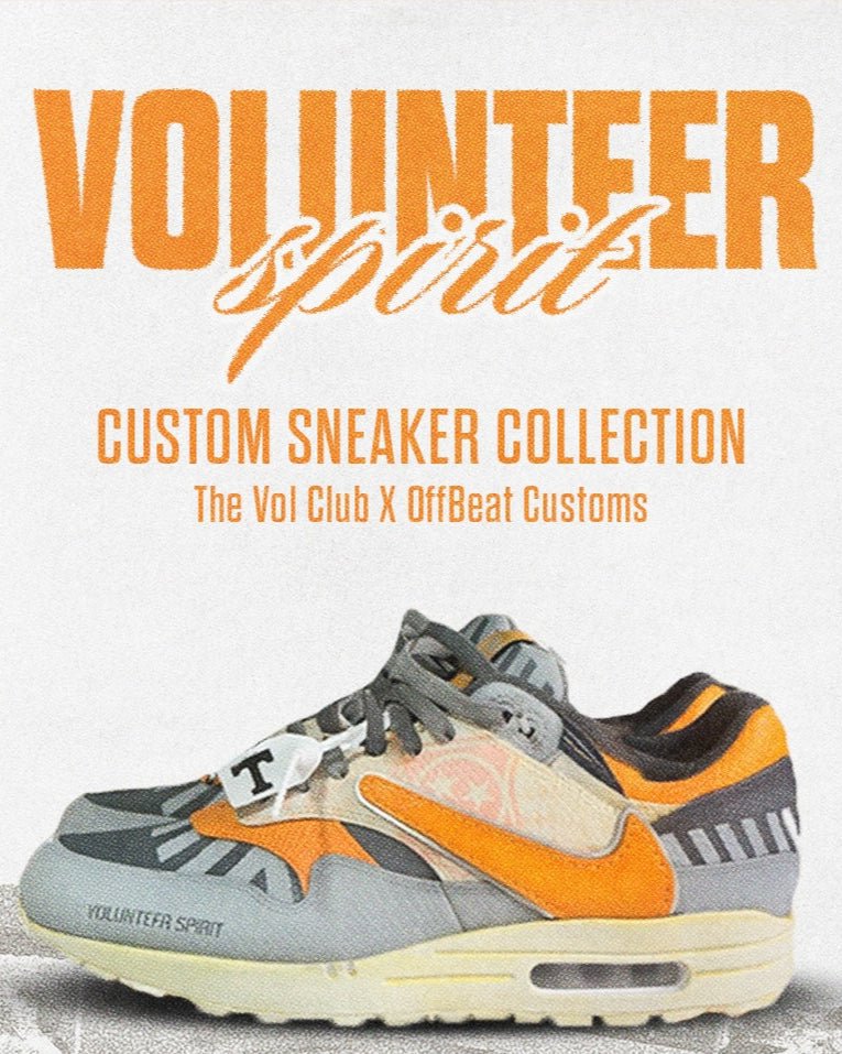 Volunteer Spirit Custom Sneakers - The Volunteer Club