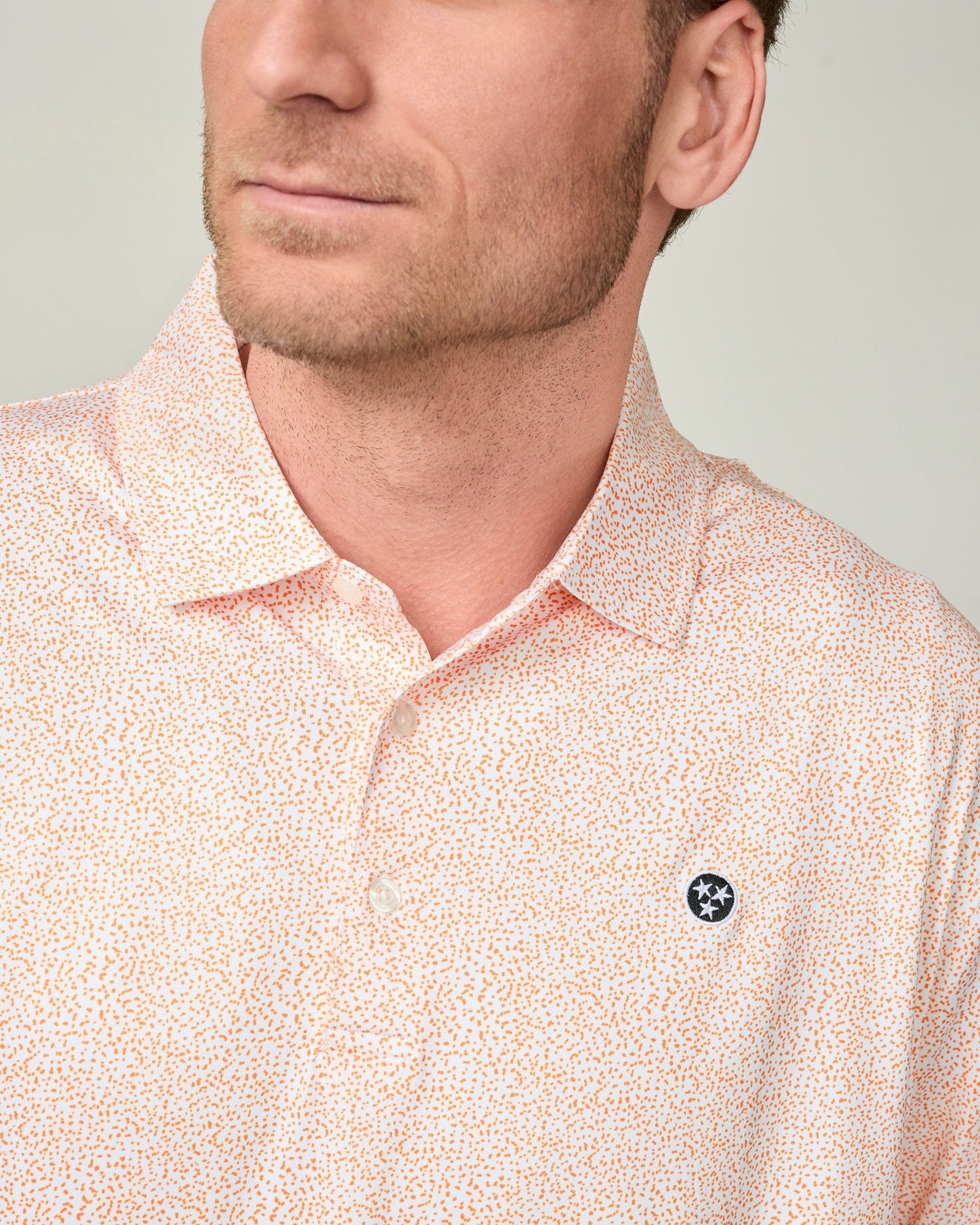 Volunteer Traditions TriStar Orange Splatter Polo – The Volunteer Club