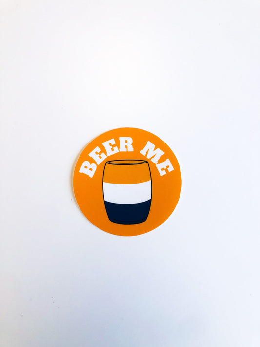 Beer Me Circle Magnet - The Volunteer Club