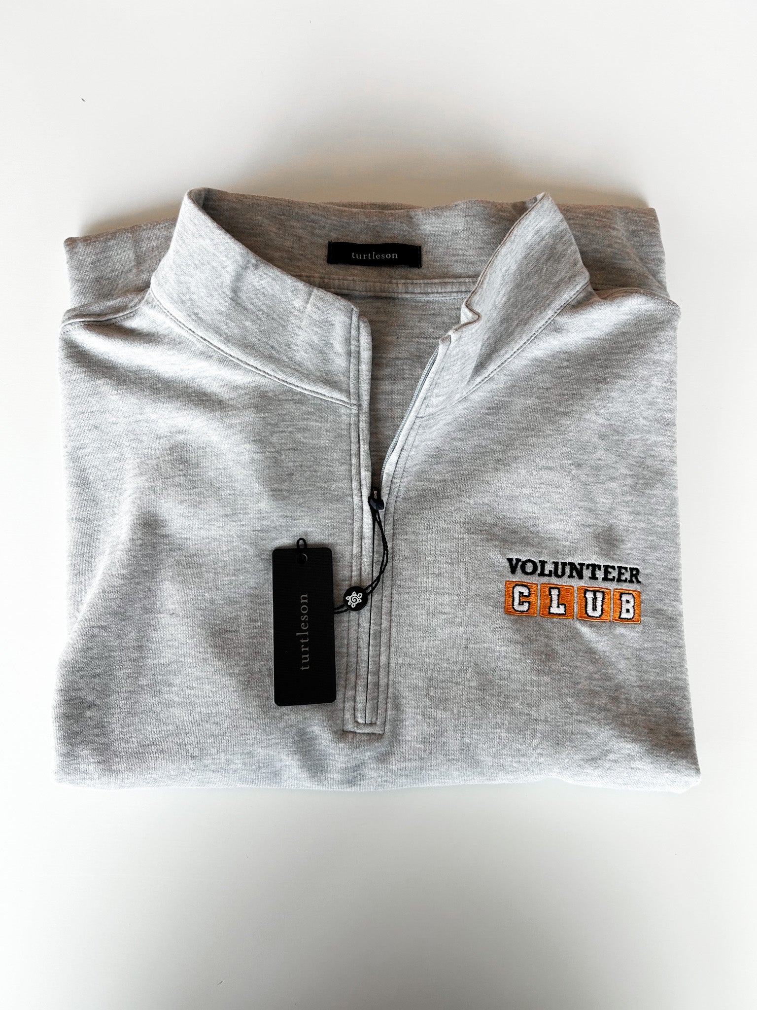 Grey Vol Club x Turtleson Quarter Zip - The Volunteer Club