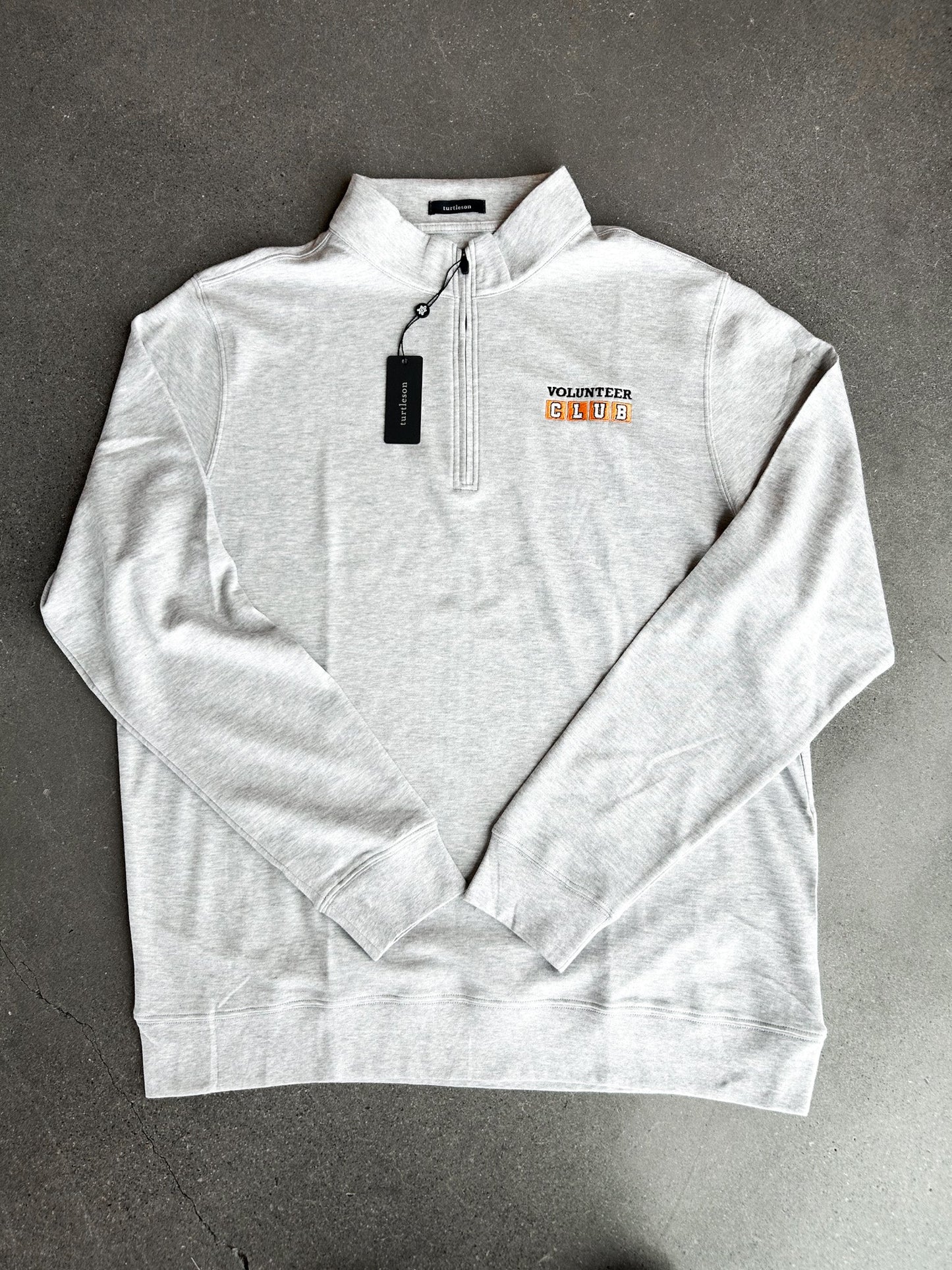 Grey Vol Club x Turtleson Quarter Zip - The Volunteer Club