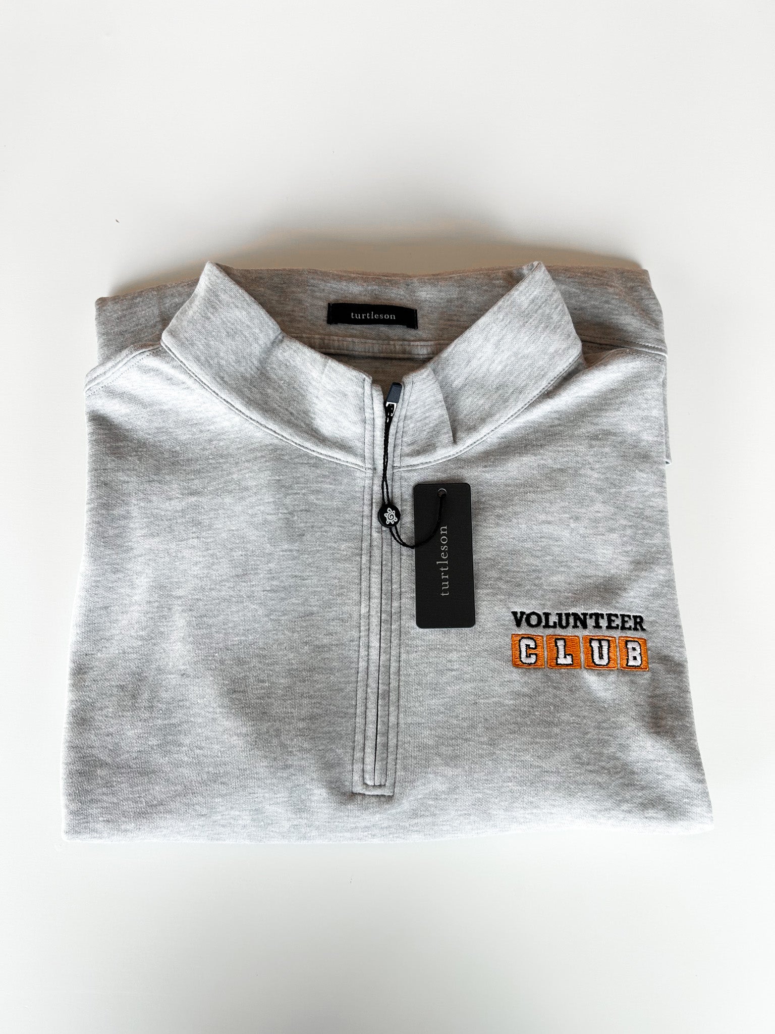 Grey Vol Club x Turtleson Quarter Zip - The Volunteer Club