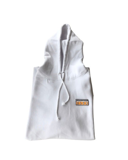 White Volunteer Club Hoodie - The Volunteer Club